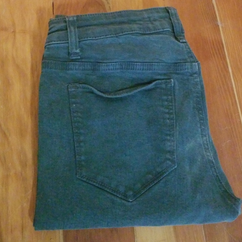 Dark green else skinny jeans